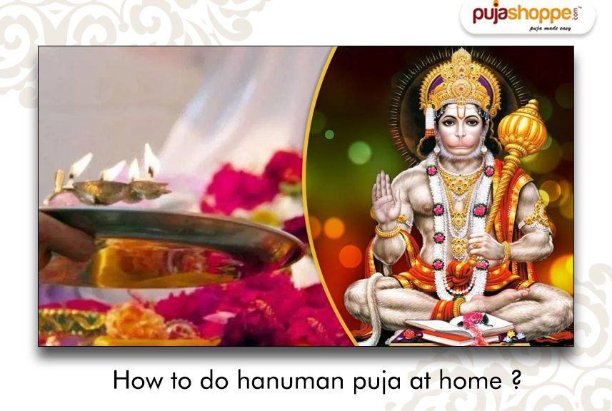 how to do hanuman puja at home