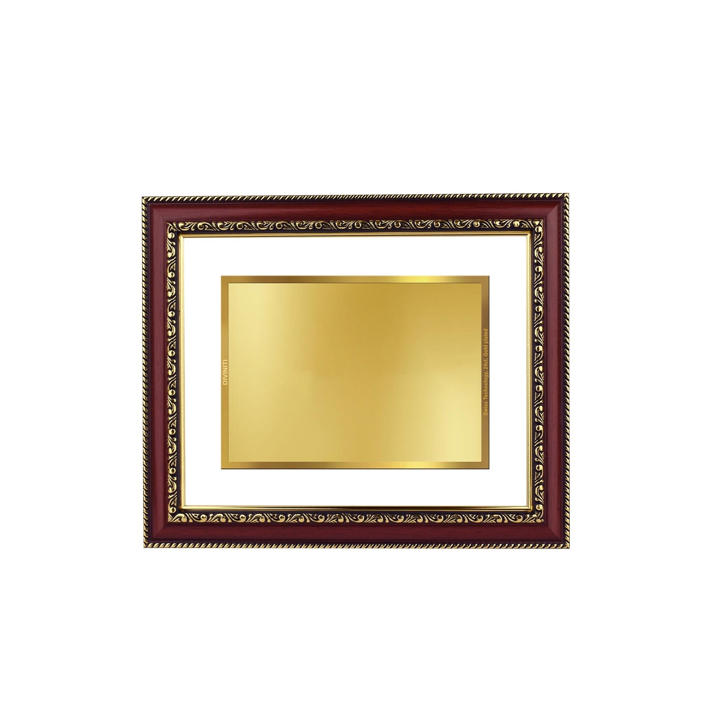 Diviniti Photo Frame With Customized Photo Printed on 24K Gold Plated Foil| Personalized Gift for Birthday, Marriage Anniversary & Celebration With Loved Ones|DG 105 S2.5