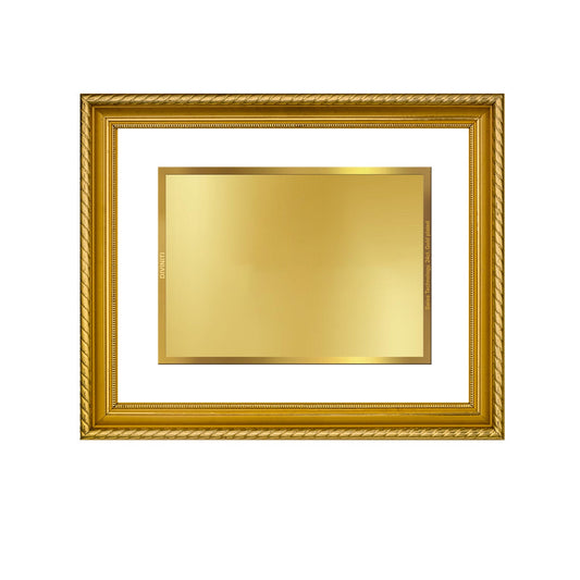 Diviniti Photo Frame With Customized Photo Printed on 24K Gold Plated Foil| Personalized Gift for Birthday, Marriage Anniversary & Celebration With Loved Ones|DG 056 S2.5