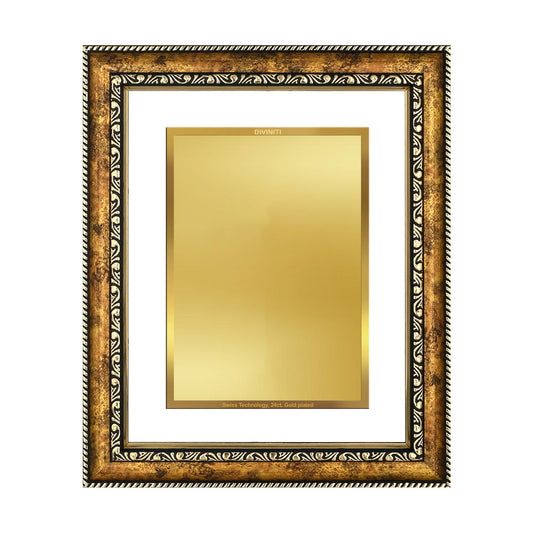 Diviniti 24K Gold Plated Gayatri Mantra 2 Wall Hanging for Home| DG Photo Frame For Wall Decoration| Wall Hanging Photo Frame For Home Decor, Living Room, Hall, Guest Room