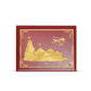 Diviniti 24K Gold Plated Ram Mandir Photo Frame For Home Decor, Table Decor, Wall Hanging Decor, Puja Room & Gift (27.6 X 35.4 CM)