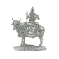 Diviniti 999 Silver Plated Lord Shiva Idol for Home Decor Showpiece (22.5 X 19 CM)