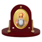 Diviniti 24K Gold Plated Guru Nanak Frame for Car Dashboard, Home Decor, Table & Office (8 CM x 9 CM)