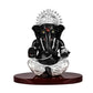 Diviniti 999 Silver Plated Ganesha Idol for Home Decor Showpiece