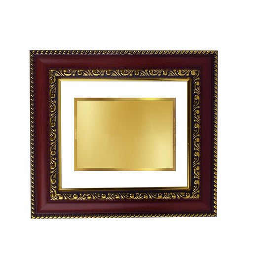 Diviniti Photo Frame With Customized Photo Printed on 24K Gold Plated Foil| Personalized Gift for Birthday, Marriage Anniversary & Celebration With Loved Ones|DG 105 S1