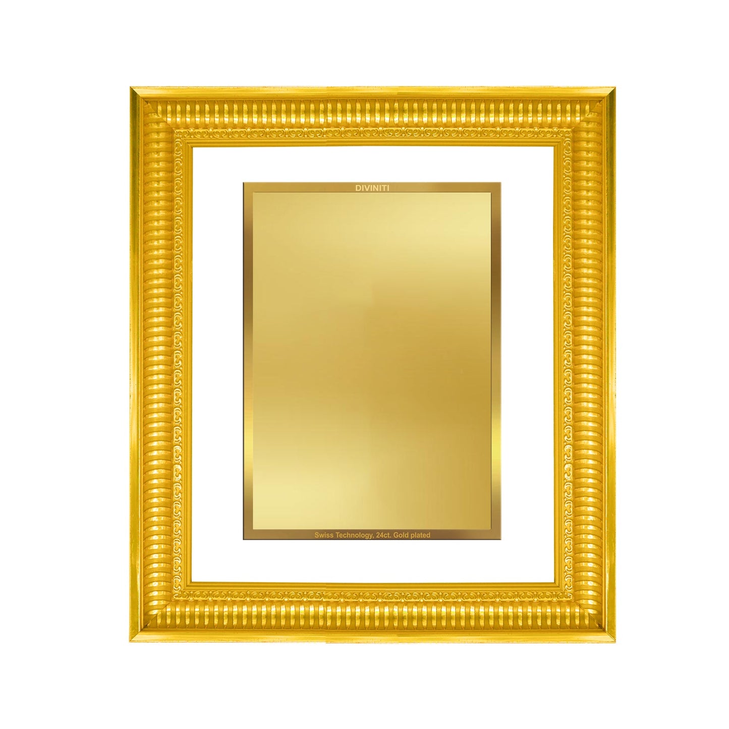 Diviniti Photo Frame With Customized Photo Printed on 24K Gold Plated Foil| Personalized Gift for Birthday, Marriage Anniversary & Celebration With Loved Ones|DG 022 Size 4