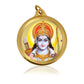 Diviniti 24K Gold Plated Ram Ji & Yantra 28MM Double Sided Pendant For Men, Women & Kids