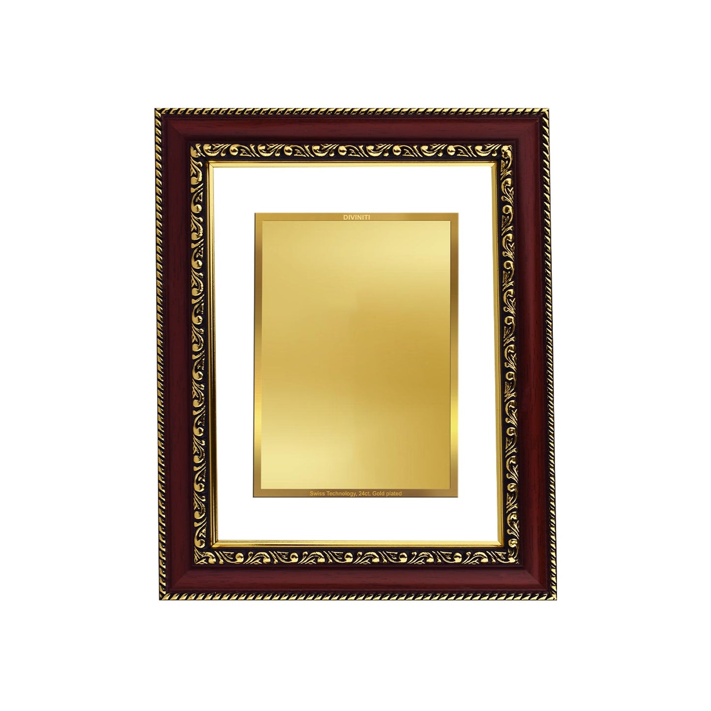 Diviniti Photo Frame With Customized Photo Printed on 24K Gold Plated Foil| Personalized Gift for Birthday, Marriage Anniversary & Celebration With Loved Ones|DG 105 S2