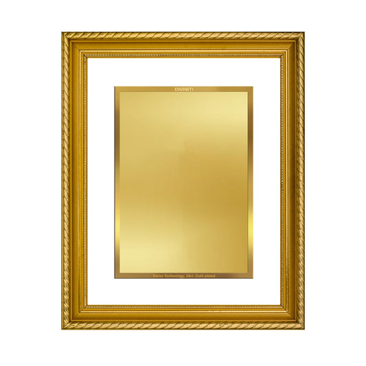 Diviniti Photo Frame With Customized Photo Printed on 24K Gold Plated Foil| Personalized Gift for Birthday, Marriage Anniversary & Celebration With Loved Ones|DG 056 S2.5