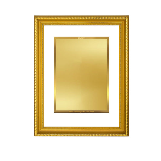 Diviniti Photo Frame With Customized Photo Printed on 24K Gold Plated Foil| Personalized Gift for Birthday, Marriage Anniversary & Celebration With Loved Ones|DG 056 S3