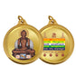 Diviniti 24K Double sided Gold Plated Pendant  Mahavir & Namokar Mantra|18 MM Flip Coin (1 PCS)