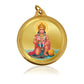 Diviniti 24K Gold Plated Hanuman Ji & Yantra 22MM Double Sided Pendant For Men, Women & Kids