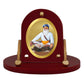 Diviniti 24K Gold Plated Baba Deep Singh Frame for Car Dashboard, Home Decor, Table & Office (8 CM x 9 CM)