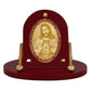 Diviniti 24K Gold Plated Jesus Frame for Car Dashboard, Home Decor, Table & Office (8 CM x 9 CM)