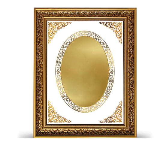 Diviniti Photo Frame With Customized Photo Printed on 24K Gold Plated Foil| Personalized Gift for Birthday, Marriage Anniversary & Celebration With Loved Ones|DG 093 Size 5