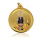 Diviniti 24K Gold Plated Ram Ji & Jai Shri Ram 22MM Double Sided Pendant For Men, Women & Kids