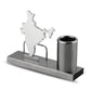 SS Pen Holder With Map of India Table Top For Corporate Gifting