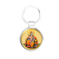 Diviniti 24K Gold Plated Ram Ji Key Chain with Metallic Ring (7.5 CM X 4.0 CM)