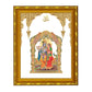 Diviniti 24K Gold Plated Radha Krishna Photo Frame for Home Decor Showpiece (21.5 CM x 17.5 CM)