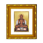 DIVINITI 24K Gold Plated Mahavira Religious Photo Frame For Home Wall Decor, Worship (15.0 X 13.0 CM)