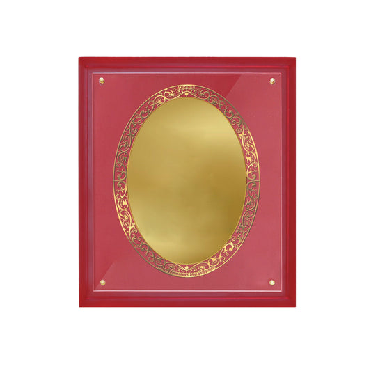 Diviniti Photo Frame With Customized Photo Printed on 24K Gold Plated Foil| Personalized Gift for Birthday, Marriage Anniversary & Celebration With Loved Ones| MDF Frame Size 4