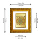 DIVINITI 24K Gold Plated Shree Yantra Photo Frame For Home Decor, Festive Gift, Puja (15.0 X 13.0 CM)