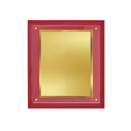 Diviniti Photo Frame With Customized Photo Printed on 24K Gold Plated Foil| Personalized Gift for Birthday, Marriage Anniversary & Celebration With Loved Ones| MDF Frame Size 4