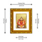 DIVINITI 24K Gold Plated Siddhivinayak Photo Frame For Home Decor, Festive Gift, Puja (15.0 X 13.0 CM)