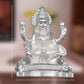 Diviniti 999 Silver Plated Lakshmi Mata Idol for Home Decor Showpiece (7.5X6CM)