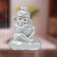 Diviniti 999 Silver Plated Bal Ganesha Idol for Home Decor Showpiece (8 X 6 CM)