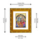 DIVINITI 24K Gold Plated Vishnu Lakshmi Photo Frame For Home Decor, Festival Gift, Puja (15.0 X 13.0 CM)