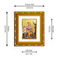 DIVINITI 24K Gold Plated Lord Krishna Wall Photo Frame For Home Decor, Festival Gift (15.0 X 13.0 CM)