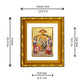 DIVINITI 24K Gold Plated Ram Darbar Photo Frame For Home Decor Showpiece, Diwali Gift (15.0 X 13.0 CM)