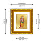 DIVINITI 24K Gold Plated Lord Ram Photo Frame For Home Wall Decor, Puja, Diwali Gift (15.0 X 13.0 CM)