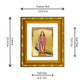 DIVINITI 24K Gold Plated Murugan Photo Frame For Home Decor Showpiece, Prayer, Gift (15.0 X 13.0 CM)