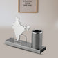 Diviniti SS Pen Holder With Map of India Table Top For University