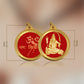 Diviniti 24K Gold Plated Shiva & Om Namah Shivay 22MM Double Sided Pendant For Men, Women & Kids