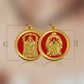 Diviniti 24K Gold Plated Padmavathi & Tirupati Balaji 22MM Double Sided Pendant For Men, Women & Kids