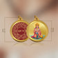 Diviniti 24K Gold Plated Hanuman Ji & Yantra 22MM Double Sided Pendant For Men, Women & Kids