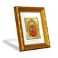 DIVINITI 24K Gold Plated Padmavathi Photo Frame For Living Room, Wall Decor, Gift (15.0 X 13.0 CM)