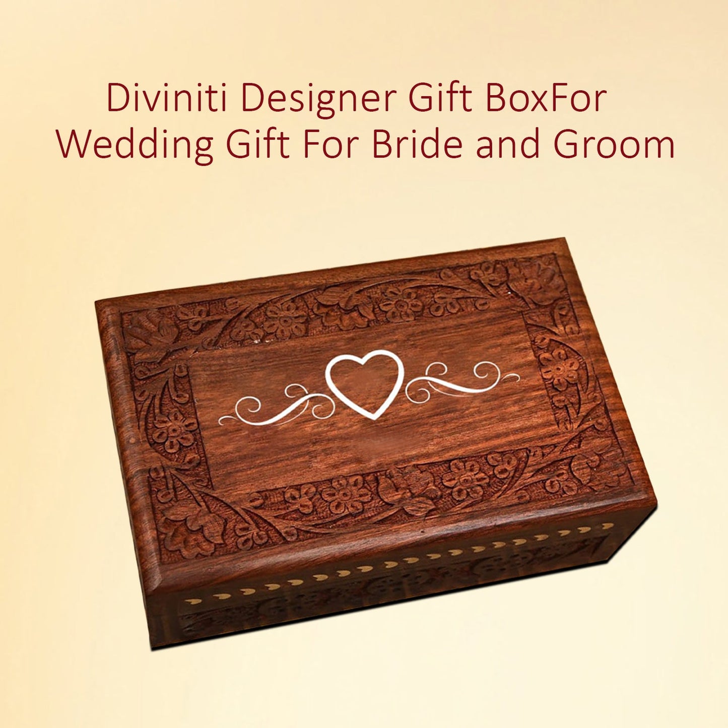 Diviniti Designer Gift Box For Wedding Gift For Bride and Groom