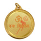 Diviniti 24K Double sided Gold Plated Pendant  SHIV PARIVAR & OM|18 MM Flip Coin (1 PCS)