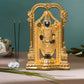 Diviniti 24K Gold Plated Tirupati Balaji Idol for Home Decor Showpiece (20X13CM)