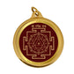 Diviniti 24K Double sided Gold Plated Pendant Ganesha  & Yantra|18 MM Flip Coin (1 PCS)