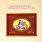 Diviniti 24K Gold Plated Radha Krishna Customized Photo Frame For Wedding Gift