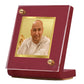 Diviniti 24K Gold Plated Guruji Frame For Car Dashboard, Home Decor, Table, Gift (5.5 x 6.5 CM)