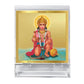 Diviniti 24K Gold Plated Lord Hanuman Frame For Car Dashboard, Home Decor, Puja Room, Gift (5.8 x 4.8 CM)