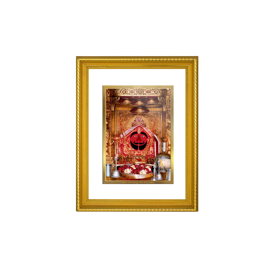 DIVINITI Salasar Balaji Gold Plated Wall Photo Frame, Table Decor| DG Frame 056 Size 3 and 24K Gold Plated Foil (32.5 CM X 25.5 CM)