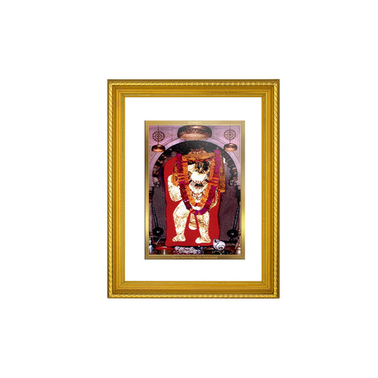 DIVINITI Mahendipur Balaji Gold Plated Wall Photo Frame, Table Decor| DG Frame 056 Size 3 and 24K Gold Plated Foil (32.5 CM X 25.5 CM)