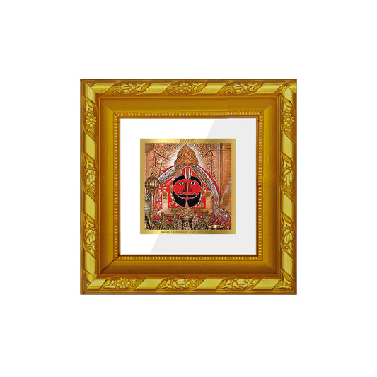 DIVINITI 24K Gold Plated Salasar Balaji Photo Frame For Living Room, Puja Room, Gift (10.8 X 10.8 CM)